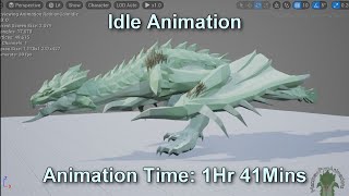 Monster Hunter - Rathian Animation Timelapse - Idle