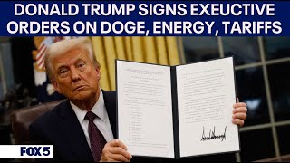 President Trump signs Executive Orders on DOGE, energy, and tariffs; Tracking Trump February 10th-14