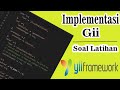 Latihan | Implementasi Gii Pada Yii2 Framework