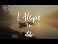 Tedy - I Hope (Lyrics)