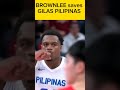 JUSTIN BROWNLEE SAVES GILAS PILIPINAS  #asiangames #gilas #hangzhouasiangames #china #brownlee