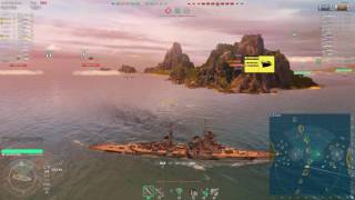 World of warships #10 бой после перерыва (патч 0.5.5.0)