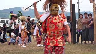 箭山神社 神幸祭　豊前黒土子供神楽その4（４／５）