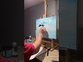 Bob Ross style oil painting #art #artist #artshorts #painting #artwork #easy #arts #fun #oil