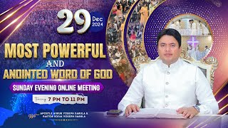 SUNDAY EVENING ONLINE MEETING 29-12-2024 | ANKUR NARULA MINISTRIES