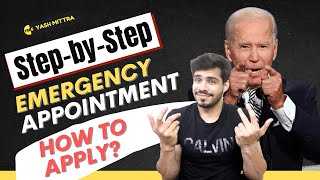 No slots? File Emergency Appointment (EA) Request for USA Visa || Step-by-step instructions