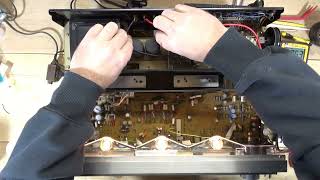 Pioneer SX 780 Stereo Receiver Repair Part 2 - Replacing the STK Pack.