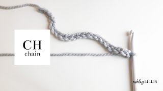 CROCHET How to chain (CH)