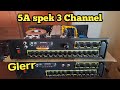 Power Amplifier rumahan 3 Channel spek glerrr, spesial horeg