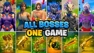Eliminating All New Bosses in one game! Boss Spire, Agent Jonesy, Raven, Raz Vault & Mythic Weapons