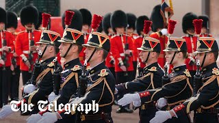 UK and French troops swap roles for Changing of the Guard ceremonies