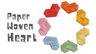 Easy Origami Heart Tutorial for Beginner Paper craft for kids- Valentine craft Ideas 2024