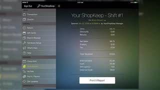 How to Print X and Z Sales Reports on ShopKeep iPad Cash Register