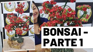 BONSAI COM FLORES EM E.V.A - FAÇA VOCÊ MESMO (AULA 1) - EXCLUSIVIDADE MIL FLORES FORTALEZA