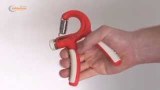 How to use Therapy in Motion adjustable hand grip exerciser