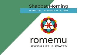 Romemu Shabbat Morning Services - Saturday February 8, 2025