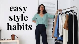 6 EASY habits to build your dream wardrobe