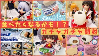 【ガチャガチャ】ホカホカ あんまんのクオリティがすごい！  はごろもフーズ ふわふわぬいぐるみ・ANA機内食 ミニチュアフィギュア・井村屋おやつのソフビ