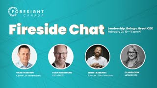 Fireside Chats: Leadership: Being a great CEO