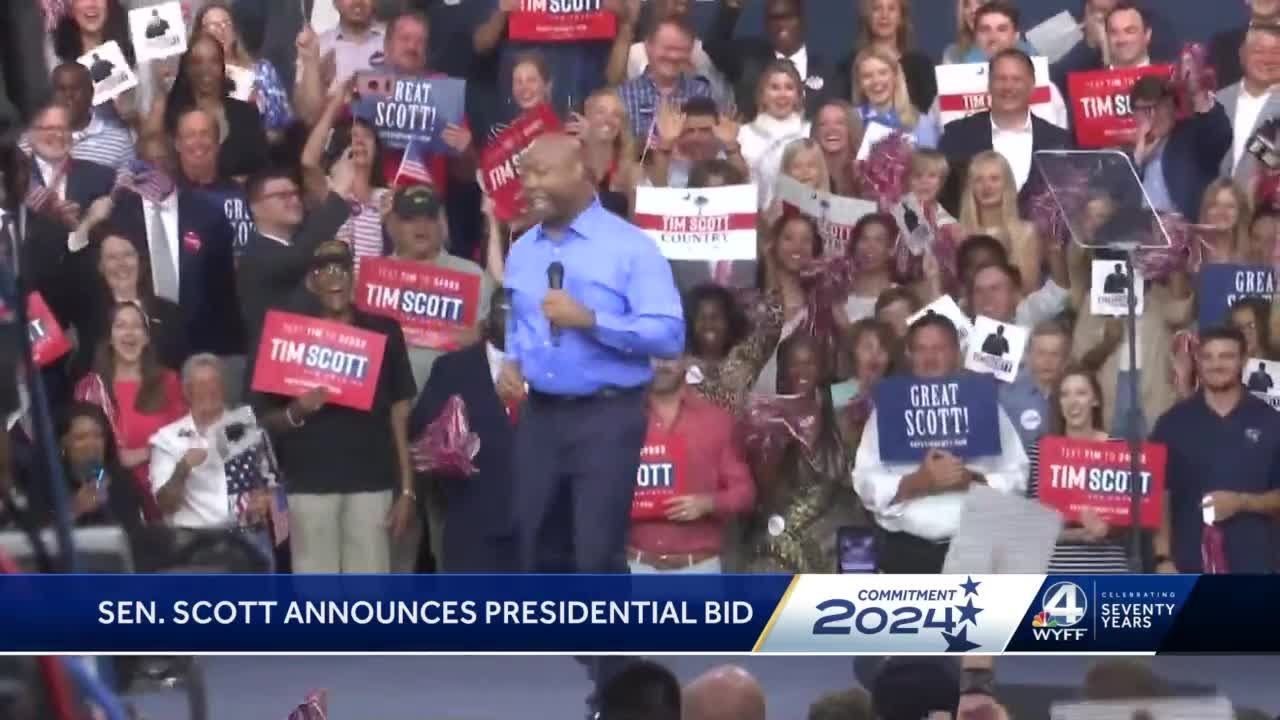 Tim Scott Official Announcement He's Running For President - YouTube