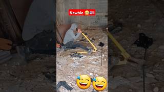 Rookies in Construction in the USA Ep2 #construction #skills #laugh #fail #usa