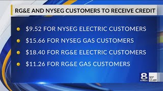 RG&E, NYSEG customers to receive one-time bill credits