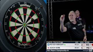 Peter Wright vs Aden Kirk | Players Championship 3 2025 🎯