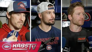 Gallagher, Carrier + more Habs address the media at practice | FULL PRESS CONFERENCES