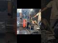 Bending  Process of Iron Bars in Steel Factory