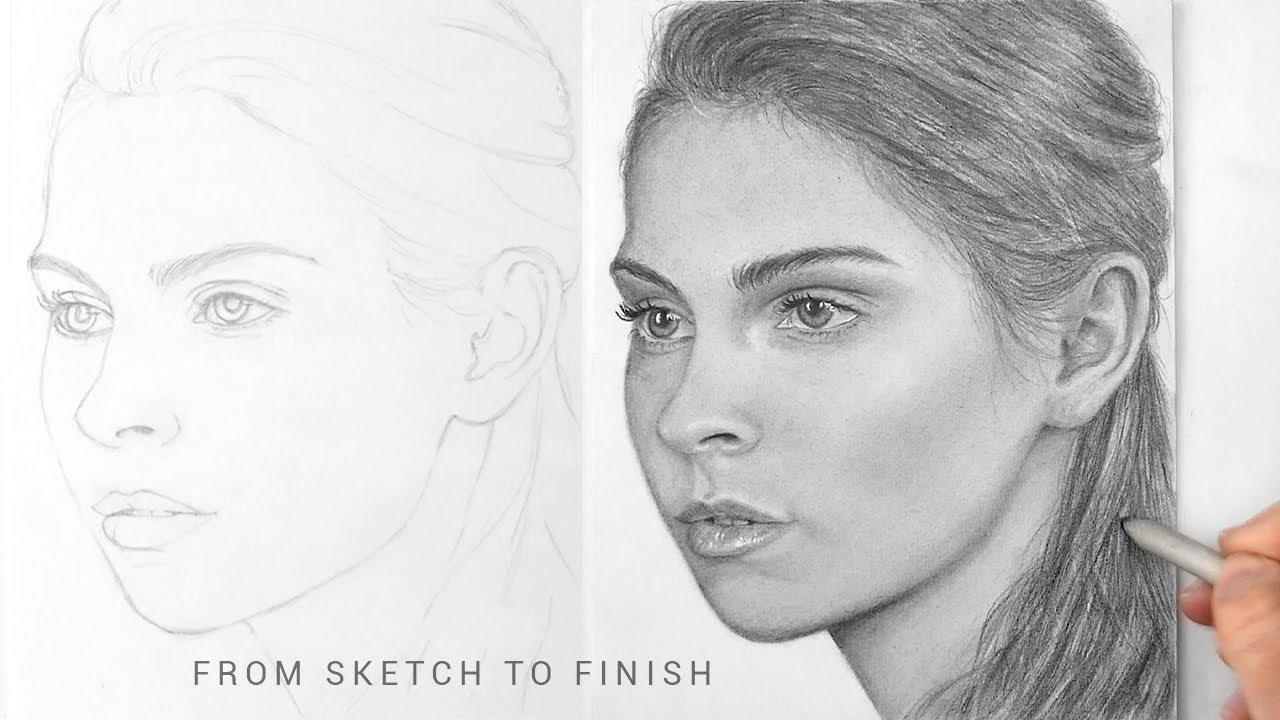 Easy Pencil Shading Portrait