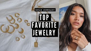 MY GO-TO EVERYDAY JEWELRY PIECES! GOLD JEWELRY COLLECTION | NICOLE ELISE