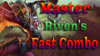Riven Fast Q Combo Guide! Learn to MASTER Riven's Quick Combo! Informational Guide