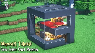 Como hacer una CASA MODERNA INICIAL para SURVIVAL (RAPIDA Y FACIL) - Minecraft