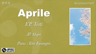 Tosti, “Aprile” Ab Major Piano Accompaniment