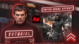 Soft Twitch Shake Tutorial - After Effects