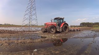 Massey Ferguson potrafi pływać?! ㋡ Ekstremalna orka 2018! ㋡