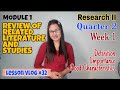 How to Write Review of Related Literature and Studies | RESEARCH II