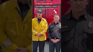 California Hazmat Crisis — Authorities Warn Chemical Tank Could Explode Or Leak Chemicals | VERTEX