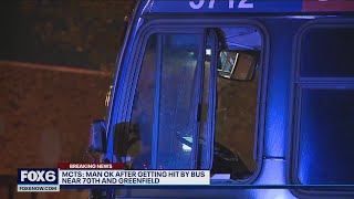 Pedestrian struck by MCTS bus in West Allis | FOX6 News Milwaukee