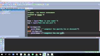 Introduction to Python - Lesson 06 (If Elif Else Statements)