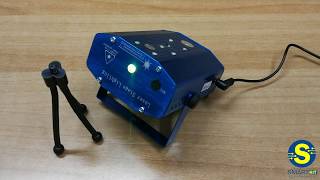 Strobo Laser Projector με κινούμενο φωτισμό \u0026 πολλά σχέδια @ 22€