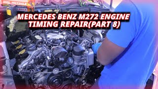 M272 Engine Timing Repair Part 8 (Engine Installation, Misfires, Oxygen sensor codes)