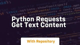 python requests get text content