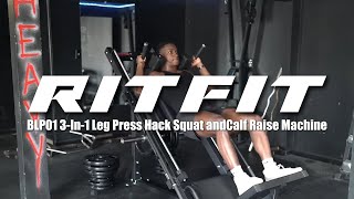 RitFit 2-In-1 Leg Press And Hack Squat Machine: The Key to Stronger Legs