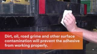 How to Apply 3M™ Diamond Grade™  Series 943 Tape