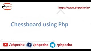 Chessboard design using php