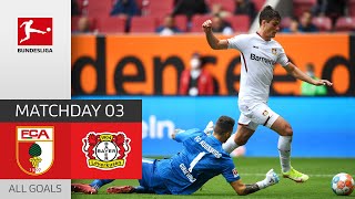 Two Own-Goals in 15 Minutes | FC Augsburg - Leverkusen 1-4 | All Goals | MD 3 – Bundesliga 2021/22