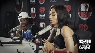 Megan Thee Stallion Explains The Difference Between Megan And Tina Snow To DJ Scream