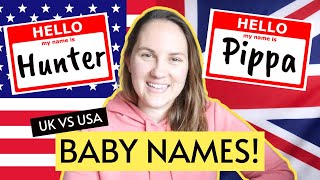 Americans can't pronounce THIS British name? // UK vs US Popular Names!