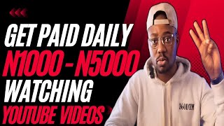 Make N1000 - N5000 Daily Watching Videos With Your Phone (make money online in Nigeria fast 2023)